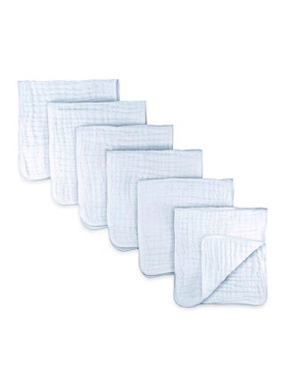 Pack Of 6 Large Muslin Burp Cloths Baby Wipes - pzsku/ZE93485A9CD813D6E4BFDZ/45/_/1724945317/aeca0a56-2947-4cbd-9345-36f76ca66772