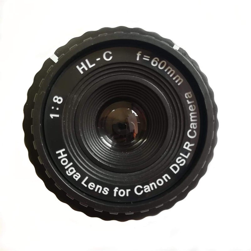 Holga HL-C 60mm f/8 Lens for Canon DSLR Camera(Black) - Image 1