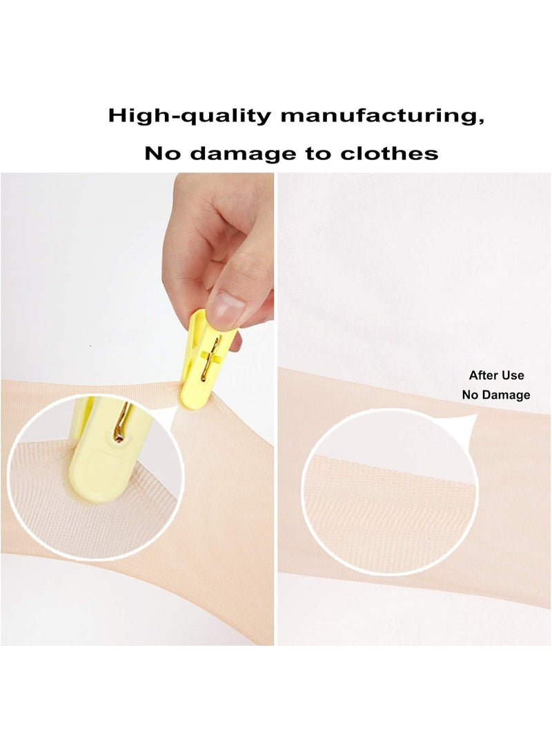 Cloth Drying Hanging Clips – 24 Pieces Strong Plastic Laundry Pegs - Image 3