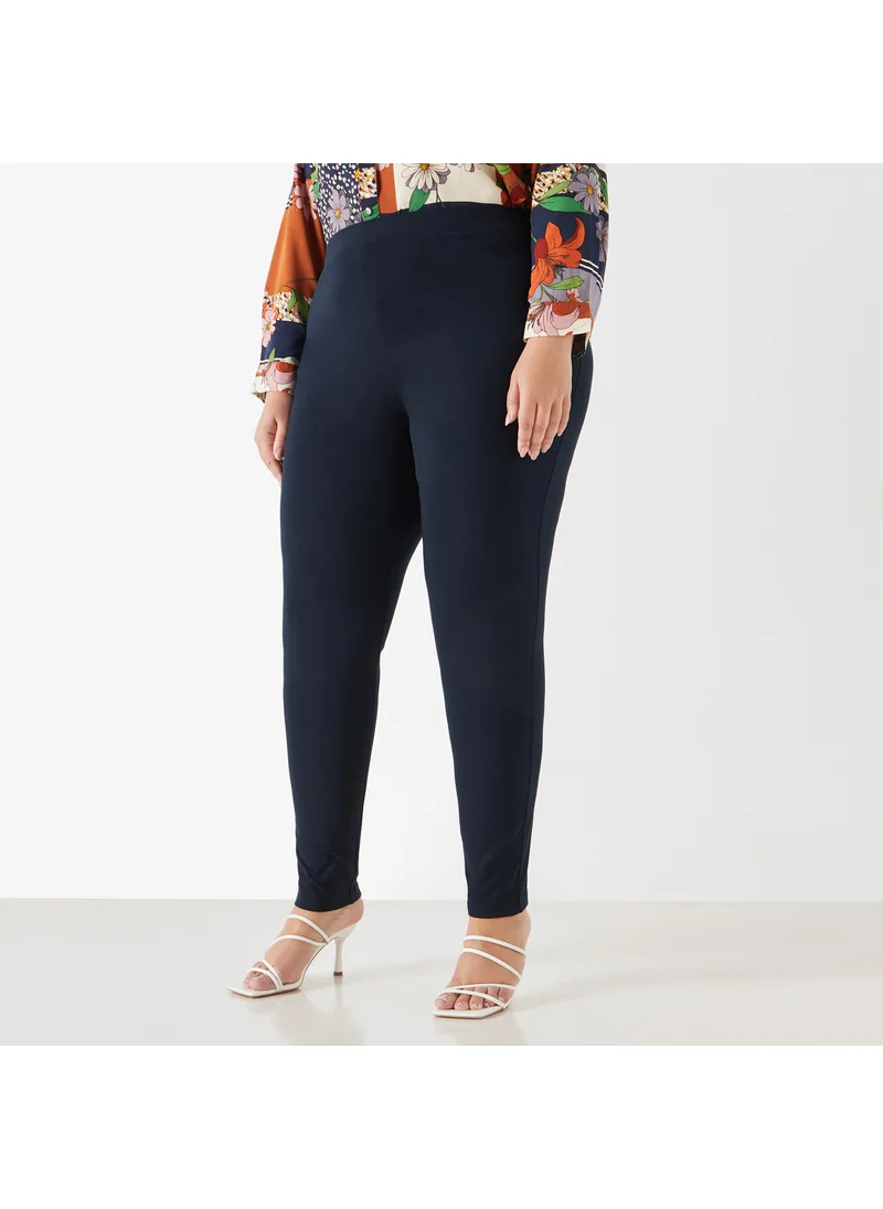  أولا بوبكن Plus Size Ulla Popken Leggings with Elasticated Waistband