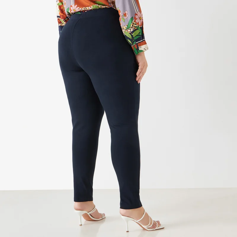  أولا بوبكن Plus Size Ulla Popken Leggings with Elasticated Waistband