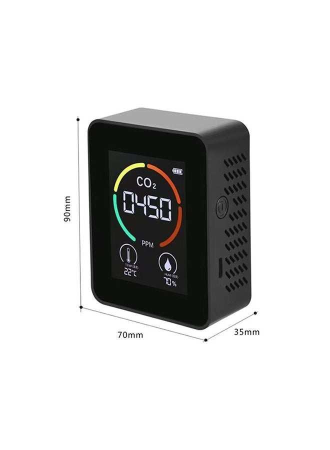XY-T01 Temperature Humidity Display CO2 Meter Carbon Dioxide Air Quality Detector(Semiconductor White)  - Image 3