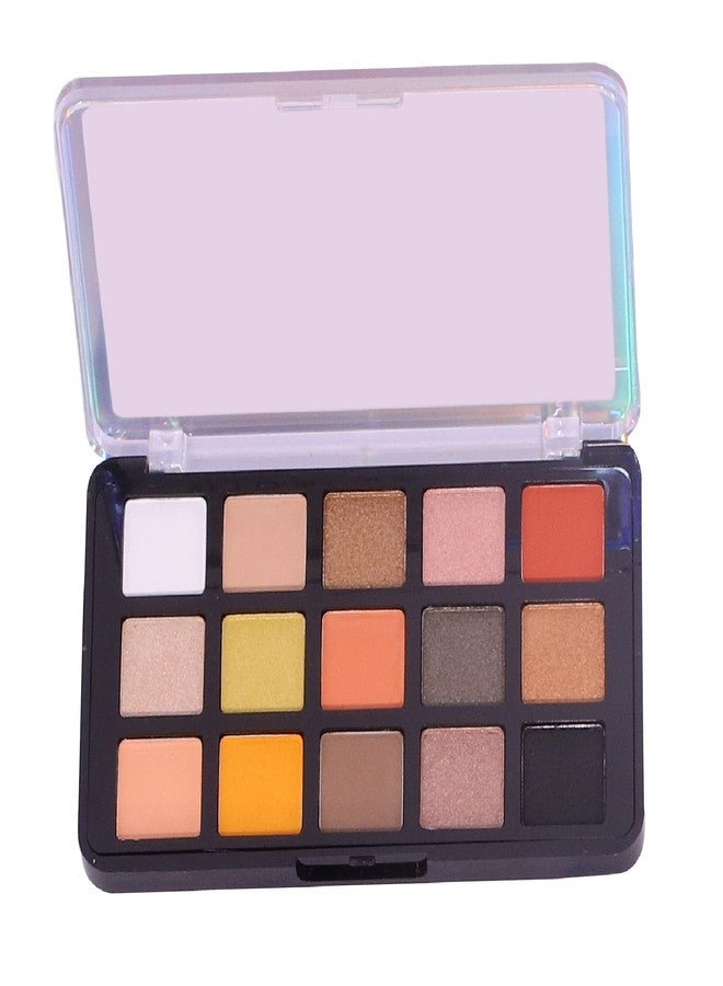 JH J & H Matt Shimmer Eyeshadow Palette Secret Shades 2in1 15 Color Eyeshadow Palette - 01 - Image 2