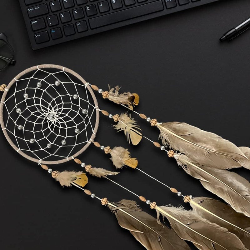 Awlee Dream Catchers Handmade Feather Native Home Wall Decoration - Image 3