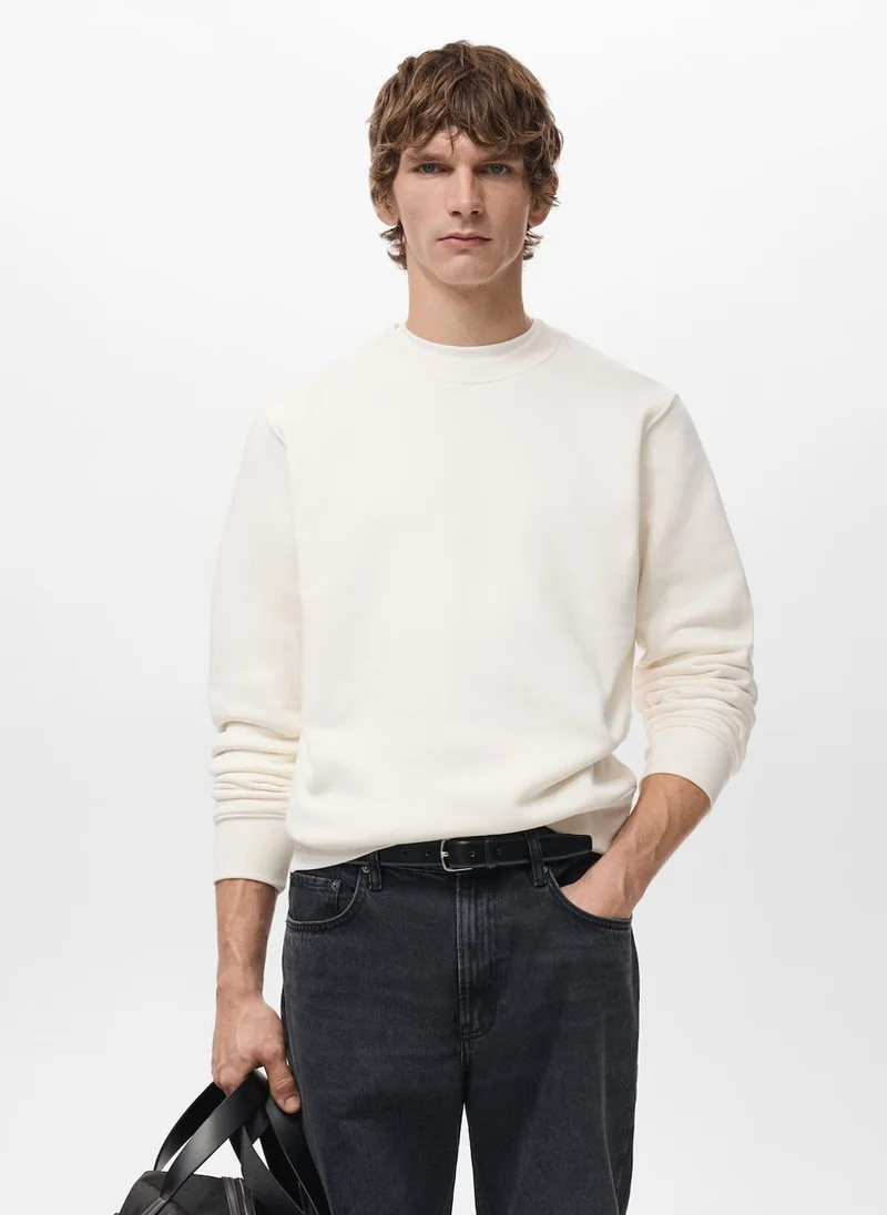 Regular-fit cotton sweatshirt