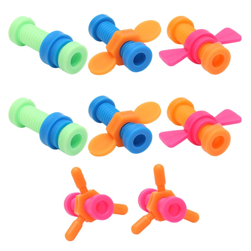 8pcs Colorful Toys Playthings (Random Color) - Image 1