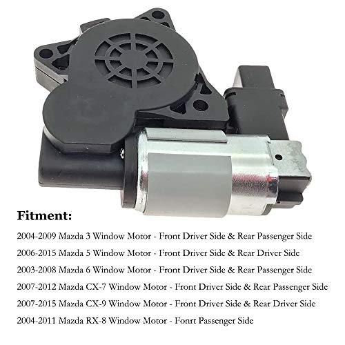 Syconeer Power Window Lift Motor for Mazda 3 5 6 CX-7 CX-9 RX-8 Replaces OE GJ6A5958XF G22C5958XC D6515958XB - Image 3