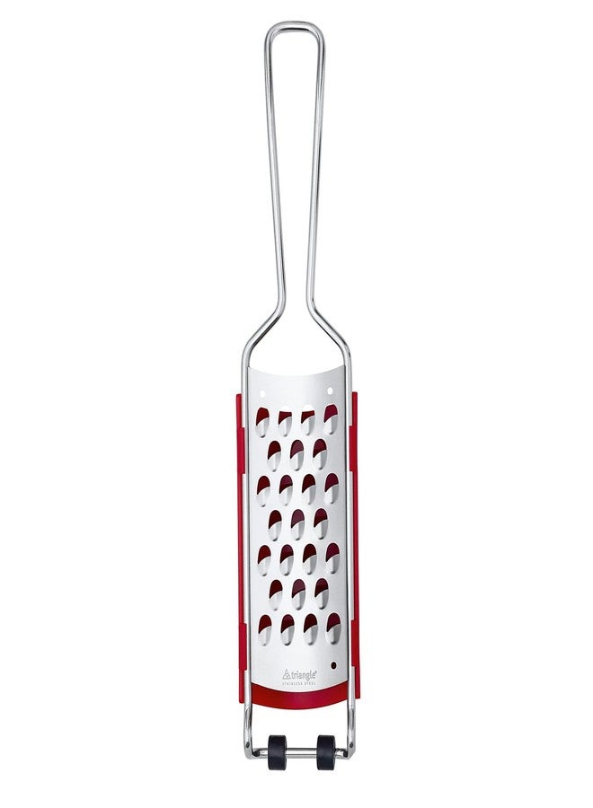 Triangle Julienne Grater with Removable Catcher - Ultra-Sharp Stainless Steel for Easy, Mess-Free Grating - Dishwasher Safe - Image 1