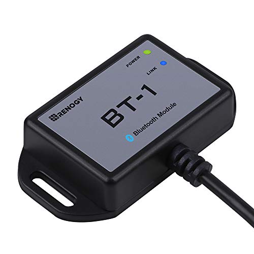 Renogy Bluetooth Module RJ12 Communication Port Compatible Rover/Wanderer/Adventurer Charge Controllers, BT-1 RS232,Black - Image 1