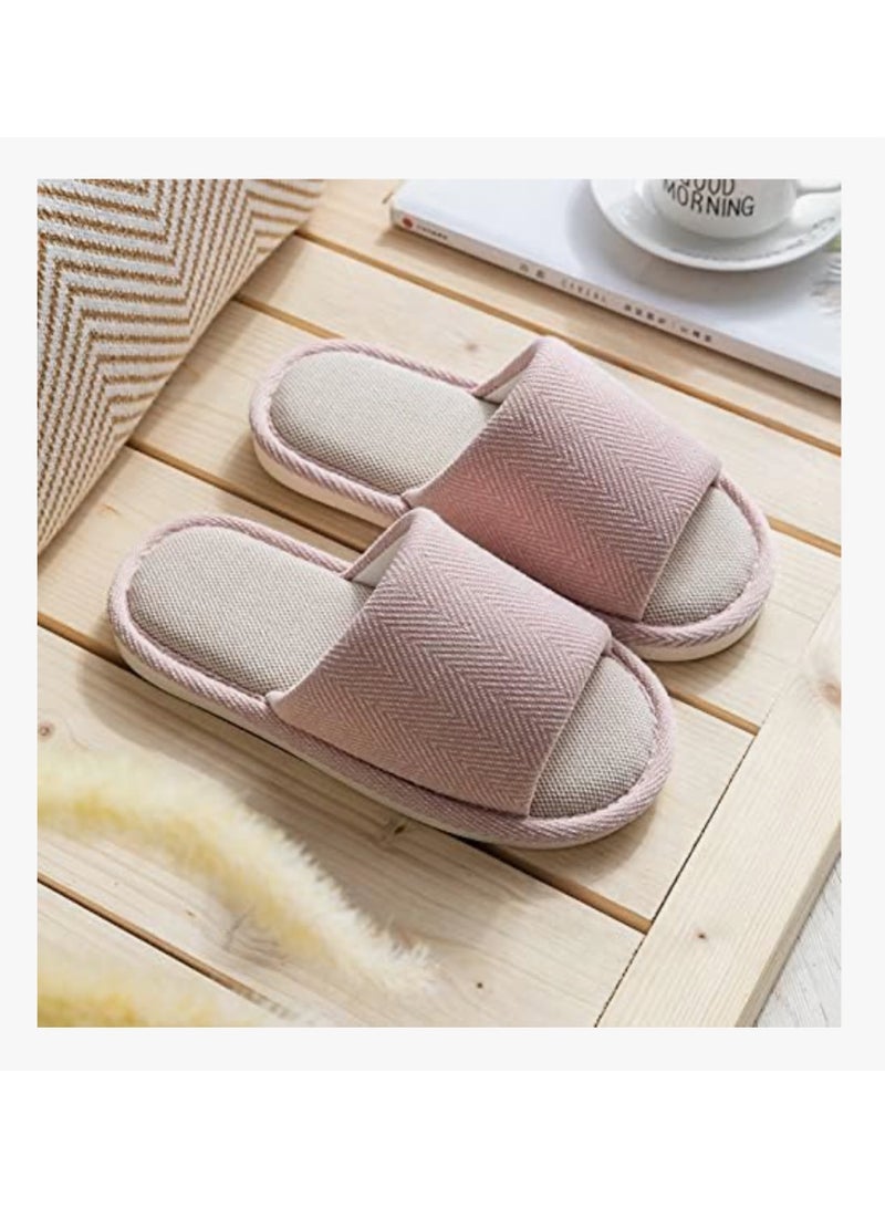 AioTio Fabric Slippers - Indoor/Outdoor, Non-Slip, Four Seasons, Soft Bottom, Couple Slippers for Men and Women - Image 2