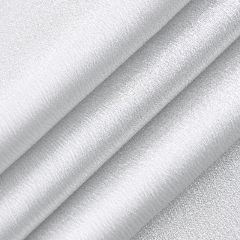 GLORY RUGS Window Panel with Attached Valance Curtain Bedroom Living Room Dining 42"X84" White - Image 5