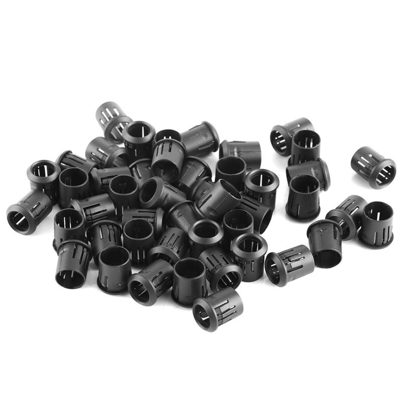 LED Nylon Sockets: 50Pcs With 3mm 5mm 8mm 10mm Sizes - Sturdy Durable Construction Easy LED Board Attachment for Electronic Hobbyists & Circuit Assembly - Image 1