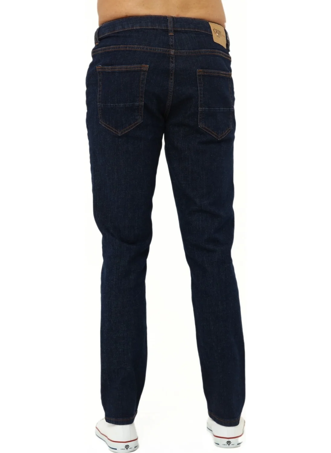 Cedy Denim Men's Yüksel Waist Wide Cut Piggy Leg Denim Trousers Regular Fit Jean C336