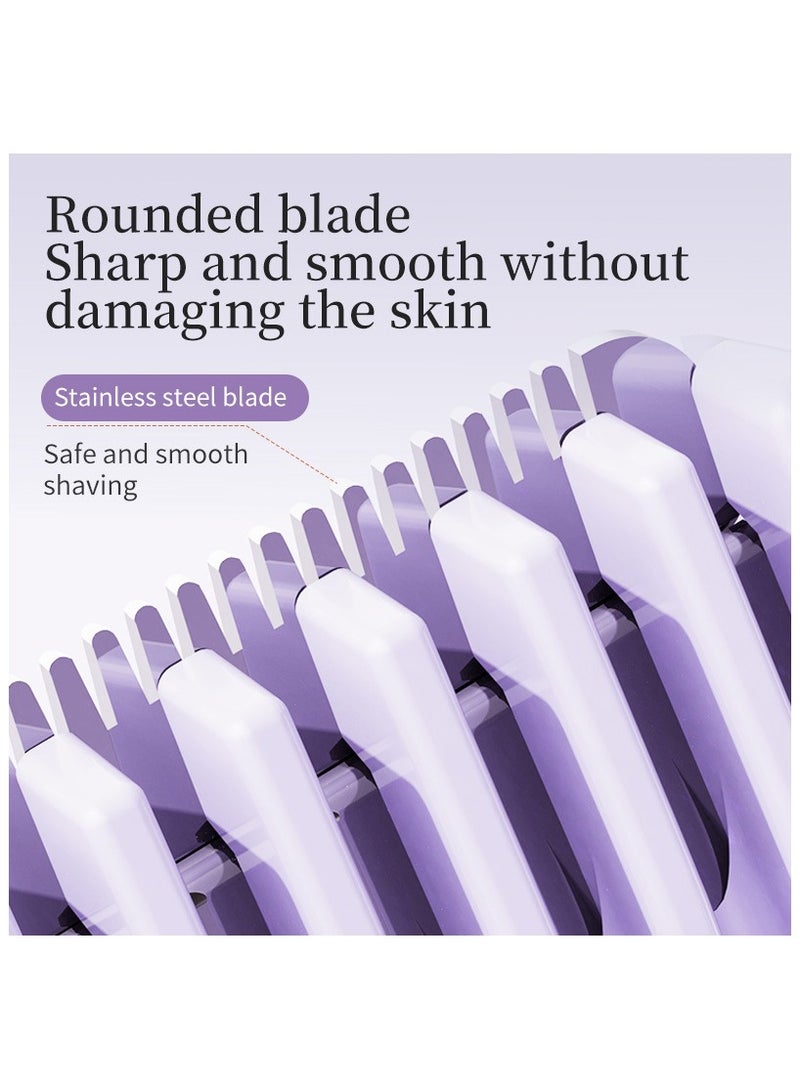Electric Razor for Women ,Painless 2-in-1 Women Shaver Hair Remover. 0.3mm Precision Shaving Cordless trimmer ,Portable Waterproof Bikini Hair Removal,Waterproof Lady Hair Removal ,USB Recharge