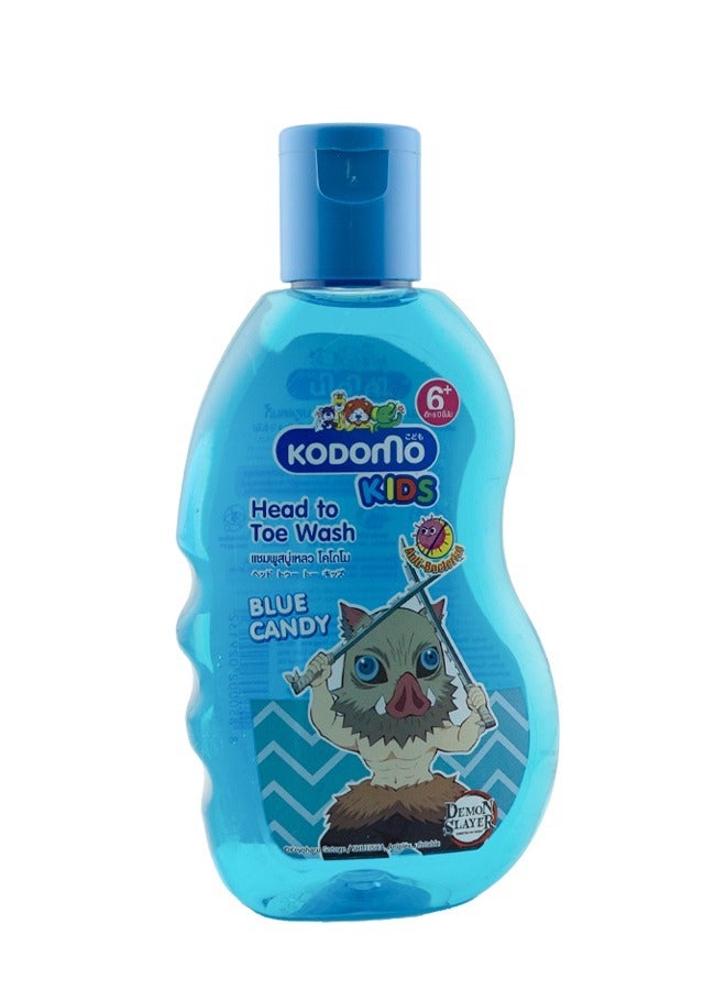 Kodomo Head To Toe Wash Blue Candy  200 ml