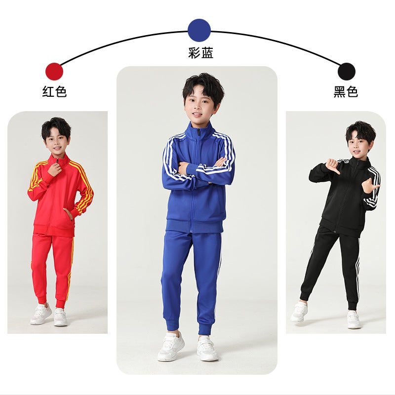 Children'S Football Suit Boys' And Girls' Competition Long Sleeve Training Suit Coat Team Suit Football Performance Suit Printing - Image 3