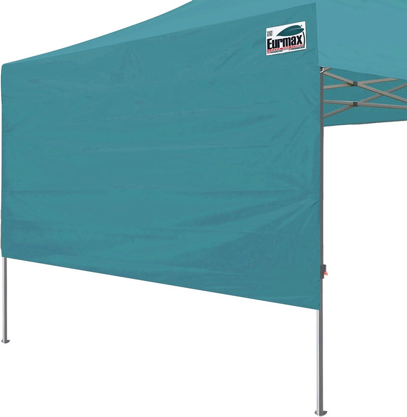 Eurmax USA 10ft Instant Canopy SunWall Canopy Tent Sidewall for Pop Up Canopy Tent,1 Pack Removable Sidewall Only(Turquoise) - Image 1