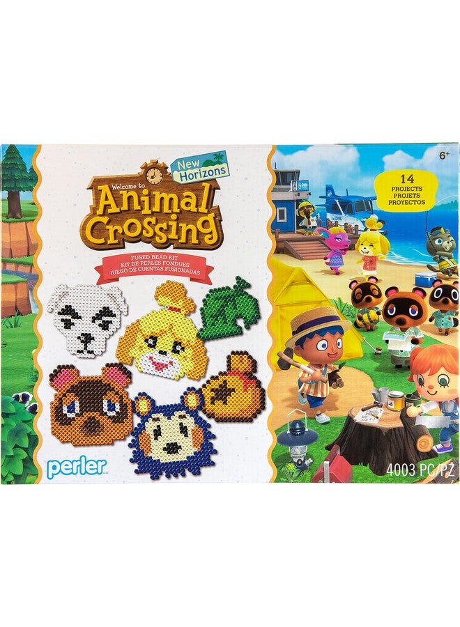 Perler 80-54498 Animal Crossing Deluxe Box Fuse Bead Kit for Kids and Adults, Pattern Sizes Vary, Multicolor, 4004pcs - Image 1
