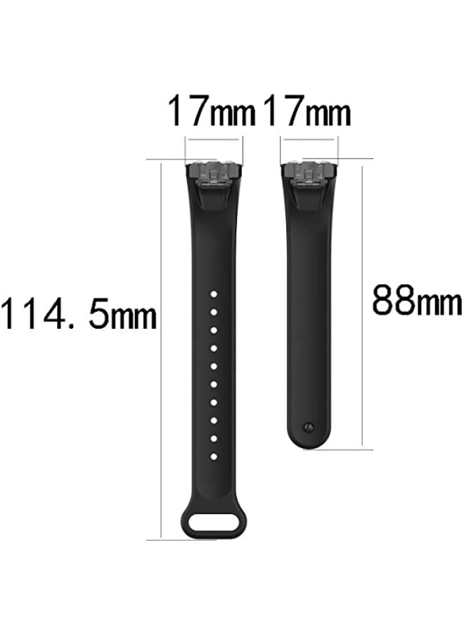 HuHa Bands Compatible with Samsung Galaxy Fit SM-R370, Soft Silicone Sport Fitness Strap for Galaxy Fit Smartwatch, Replacement Wristband  - Image 4