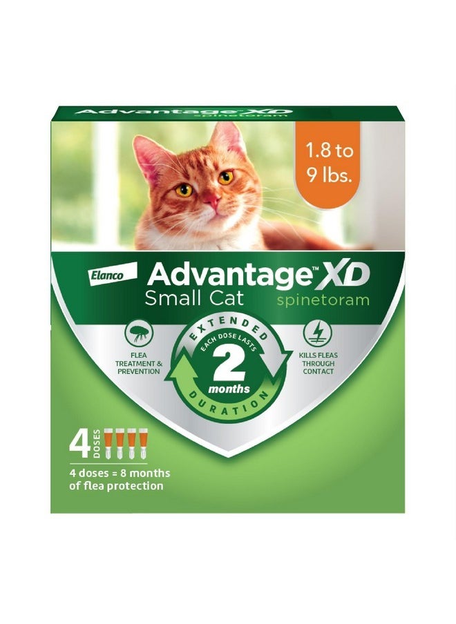 Advantage Advantage XD Small Cat Flea Prevention & Treatment For Cats 1.8-9lbs. | 4-Topical Doses, 2-Months of Protection Per Dose  - Image 1