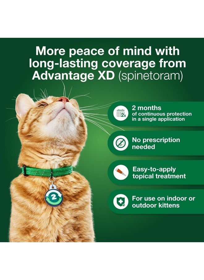 Advantage Advantage XD Small Cat Flea Prevention & Treatment For Cats 1.8-9lbs. | 4-Topical Doses, 2-Months of Protection Per Dose  - Image 4