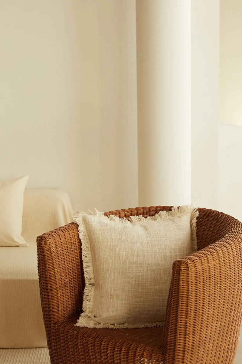 اتش اند ام غطاء وسادة من نسيج سلوب