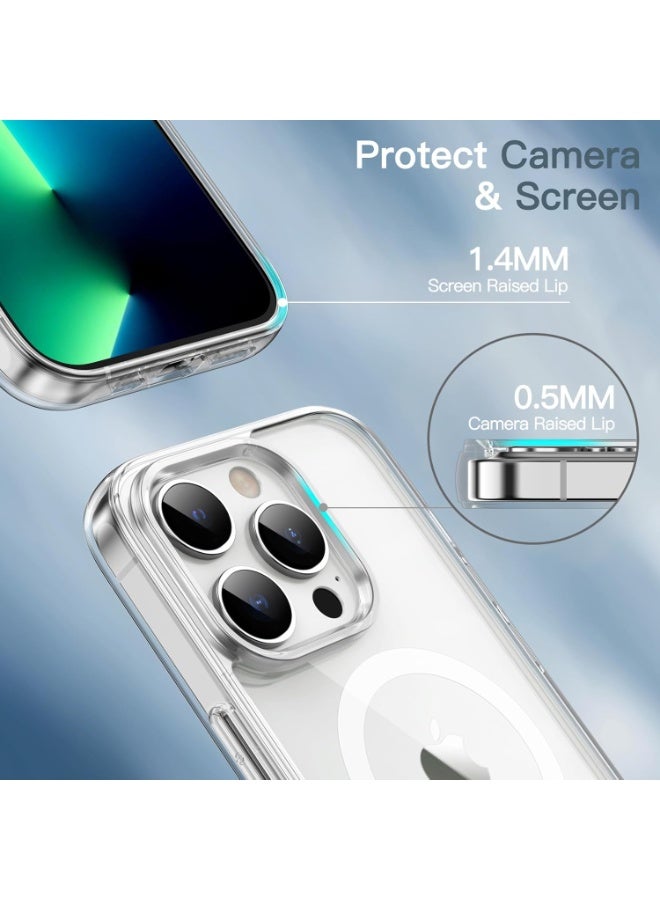 ACLIX Magnetic Case for iPhone 13 Pro Max [Shockproof & Slim] Clear Hard Back Cover with High-Grade Protection - Image 3