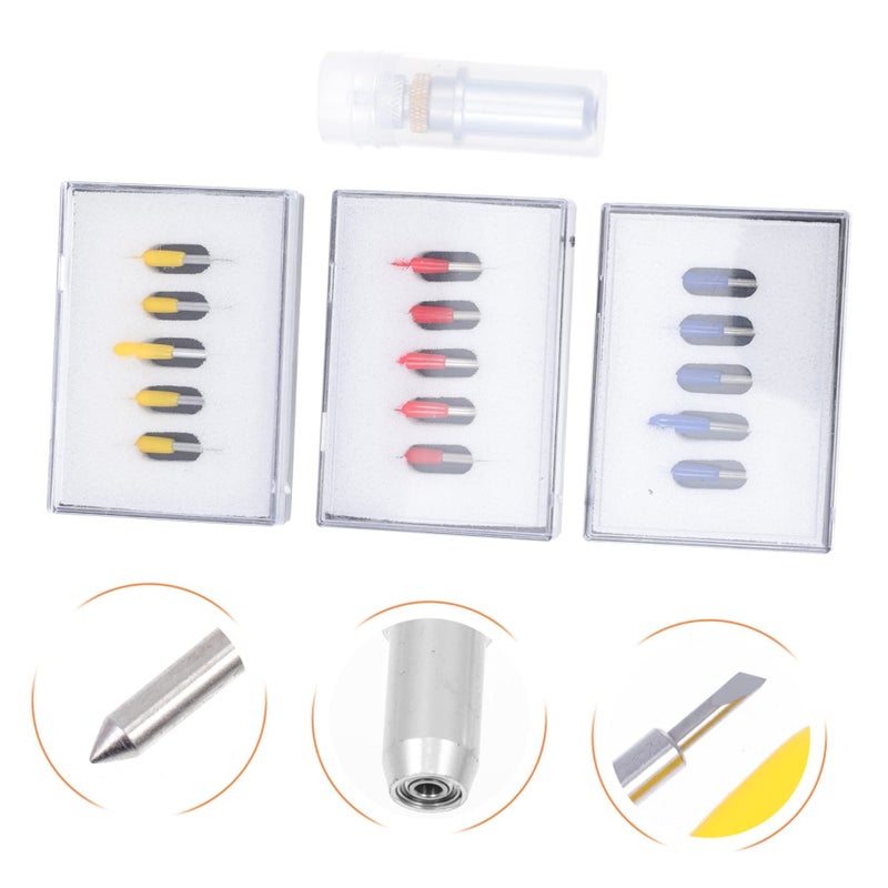 Tungsten Lettering Blades for Vinute Cutters Color Coded Caps Reflective Film Crafting - Image 4