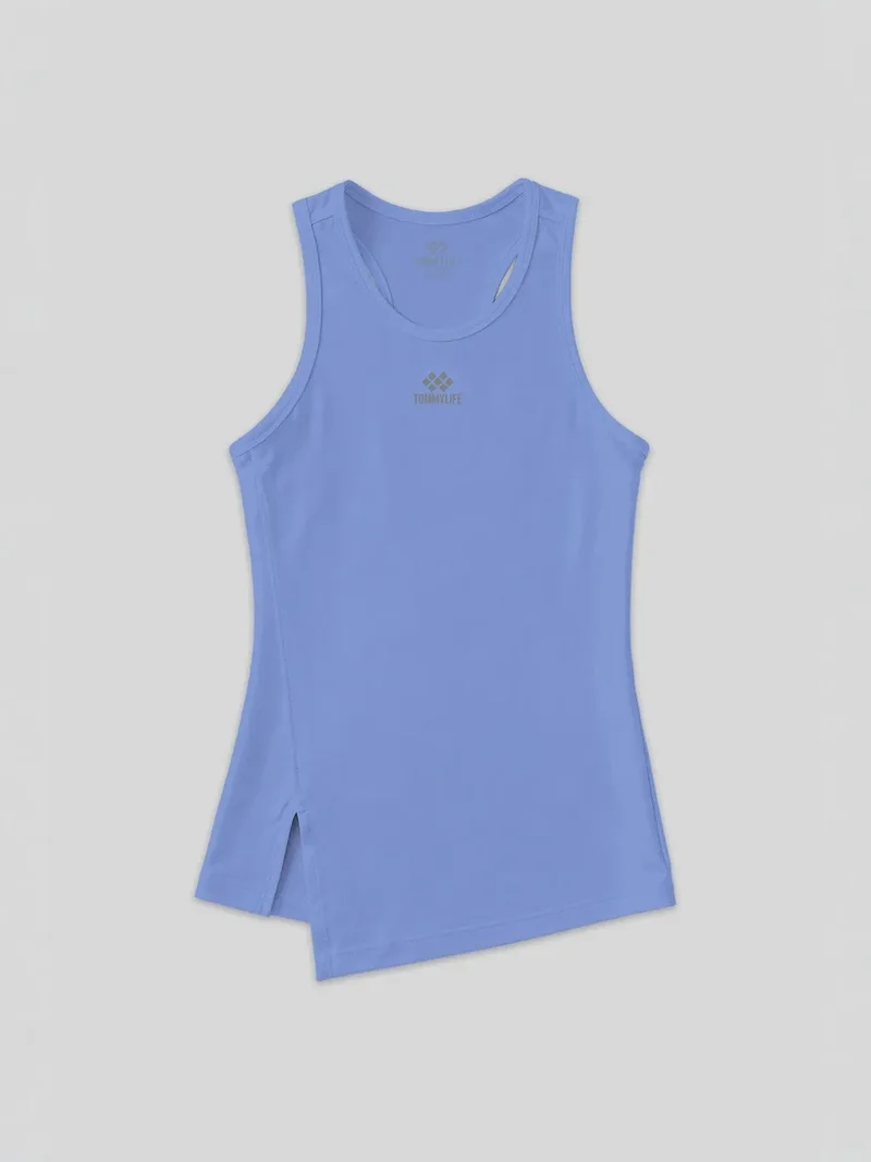TOMMYLIFE TOMMY Sleeveless Crew Neck Active Top