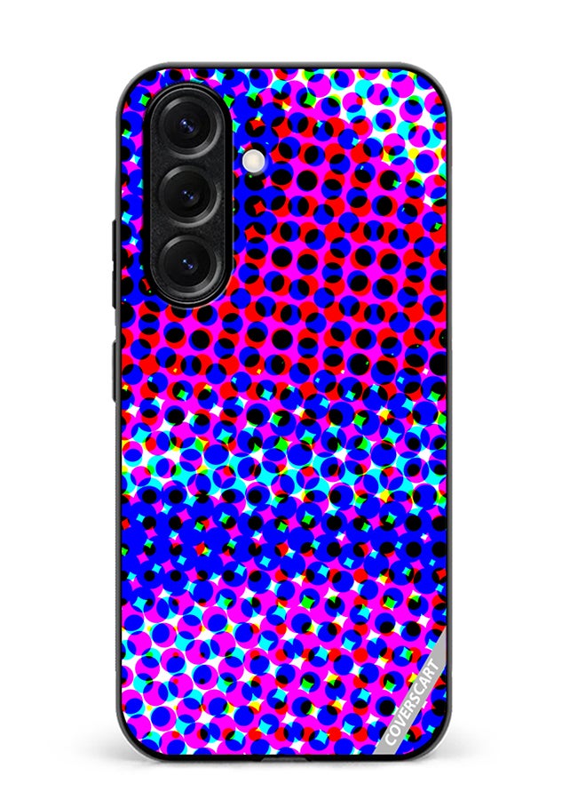 Protective Case Cover For Samsung Galaxy S25 Plus Fun Beautiful Retro Pop Art Design Multicolour