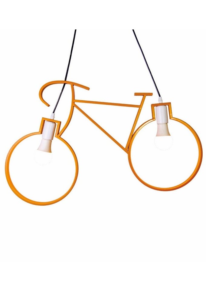 Al-Ameer Alameer Orange Bicycle Child  Pendant 2 Lamps  - Image 2