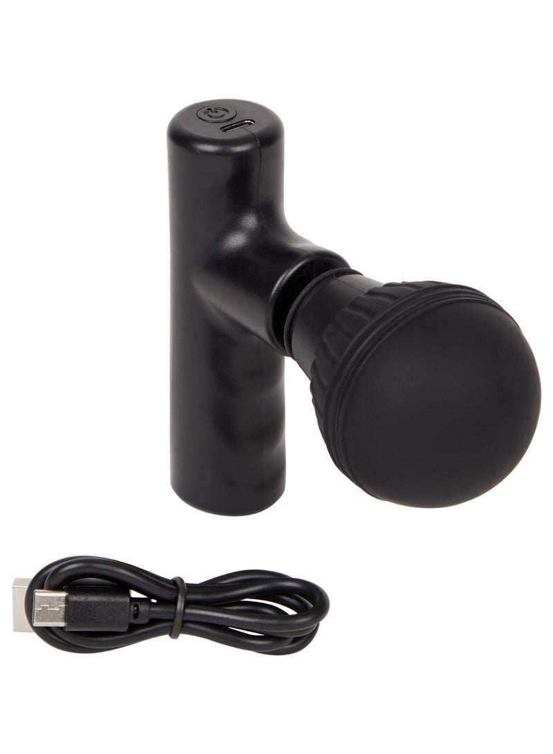 Generic Portable Muscle Relaxation Fitness Massage Gun Deep Muscle Massager for Neck and Body, Mini Portable for Gym, Office, Muscle Relaxation, Facial Massager, Black - Image 1
