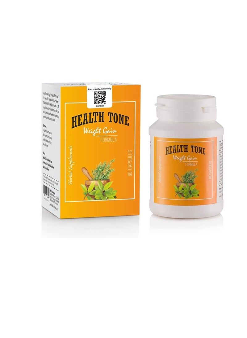 Health Tone Weight Gain Capsules - 90 Capsules - Image 1
