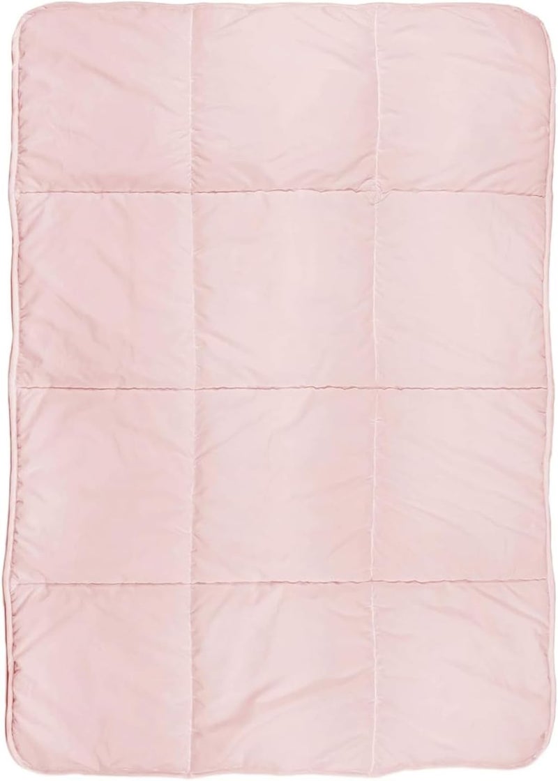 Tadpoles Quilted Toddler Comforter in Pink