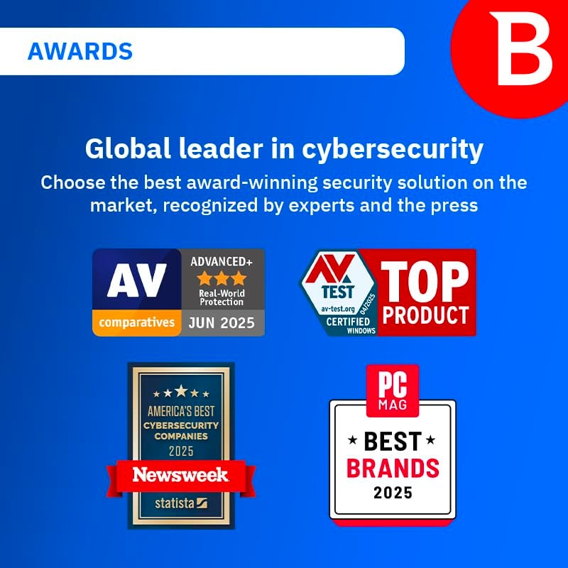 Bitdefender Total Security - 5 Devices | 1 year Subscription | PC/Mac | Activation Code by email - Image 5