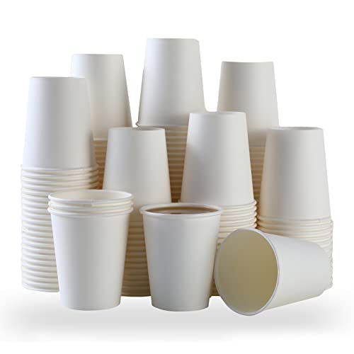 Cxsel 100 Park Disposable Hot Coffee Cups - Bulk 8 Oz Paper Cups, Disposable cups - Image 1