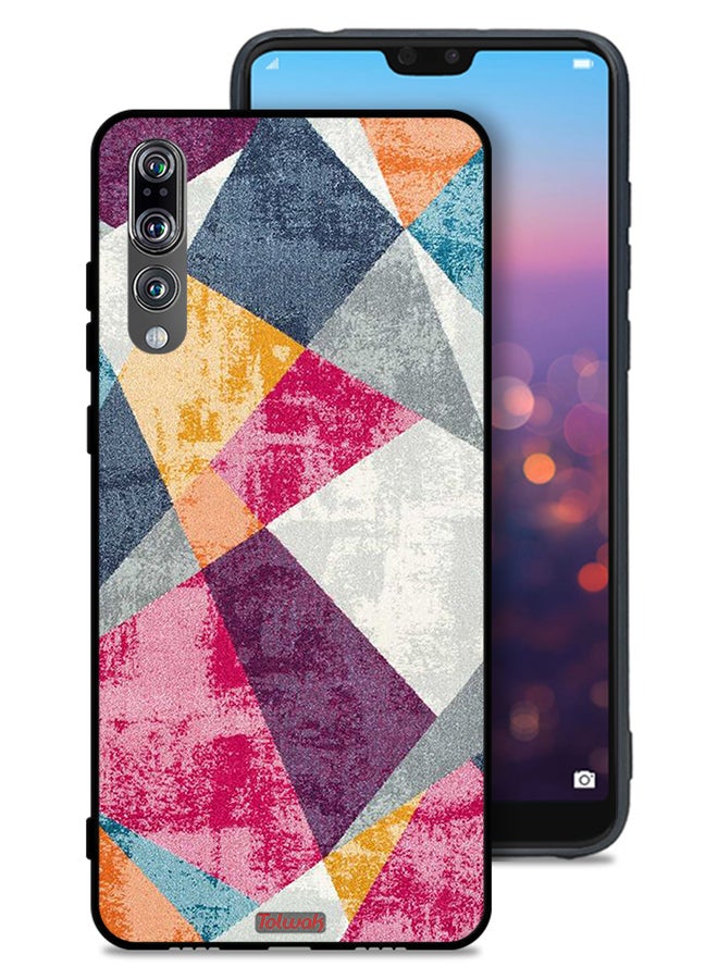 Tolwak Huawei P20 Pro Protective Case Cover Paint Pattern - Image 1
