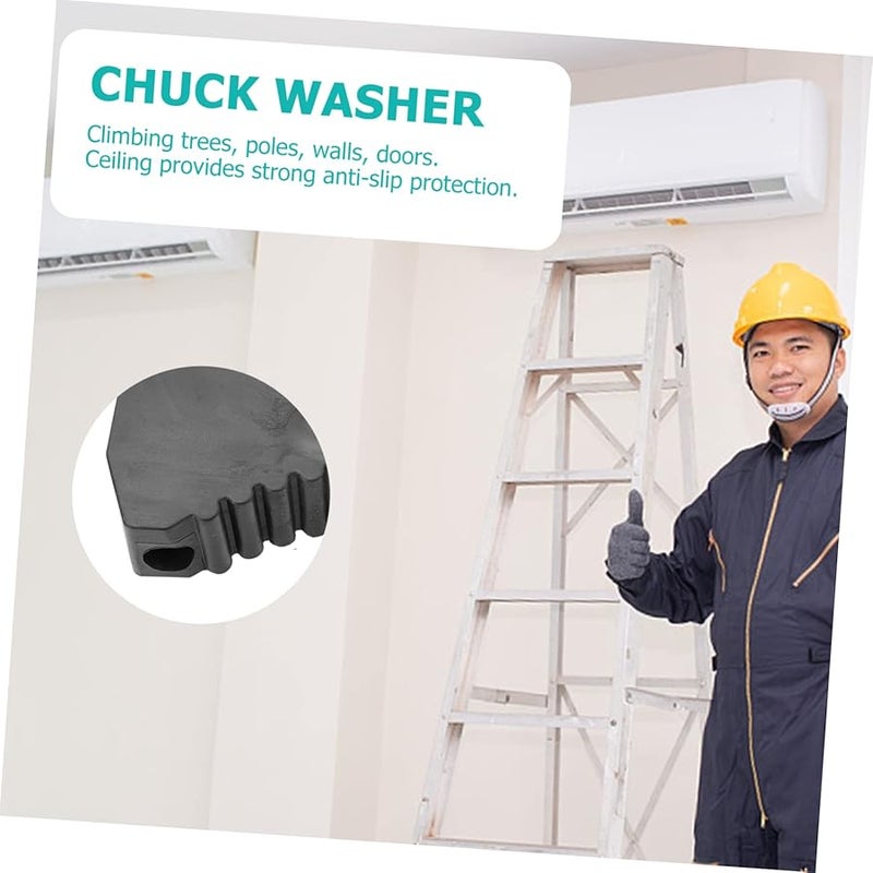 Adjustable Roof Ladder Stabilizer Jack Pole Attachment with Wall Hooks - Image 4