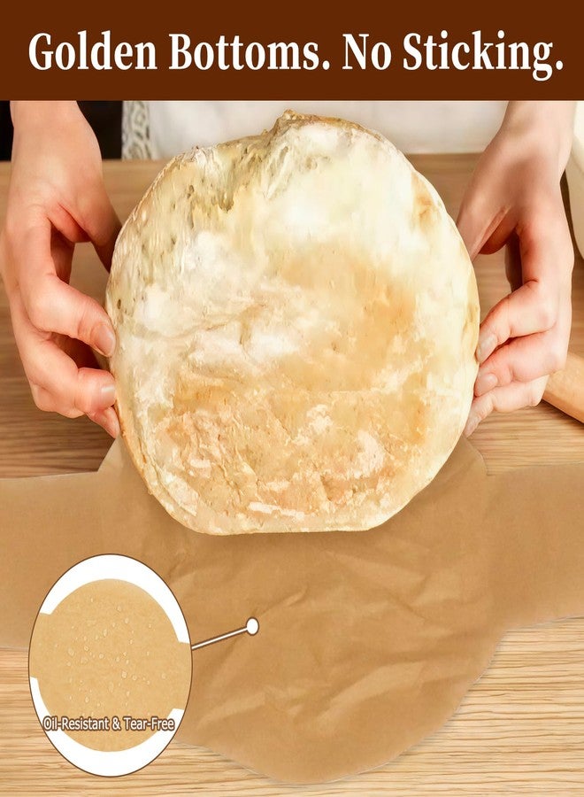 BlissBoard Sourdough Parchment Paper for Dutch Oven, BlissBoard Bread Sling, 8" Round Parchment Paper with Long Handles for Loaf Pan, Easy-Lift, Non-Stick, Odor-Free, 50 Sheets for Sourdough or Cake Baking - Image 5