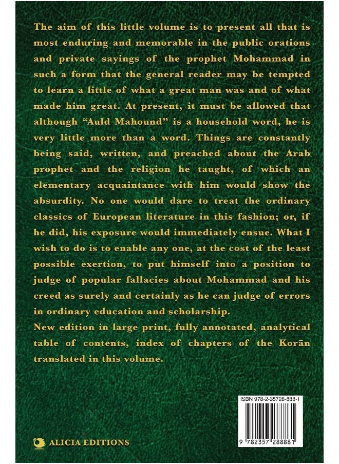 The Speeches and Table-Talk of the Prophet Mohammad: Chosen And Translated, With Introduction And Notes, By Stanley Lane-Poole  - Image 2