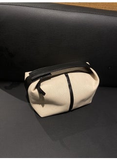 Tekno Trust Casual/Daily Women Cream-Black Archi Canvas Bag Basic All Age Groups Woven Plain Artificial Leather Cream  - Image 1