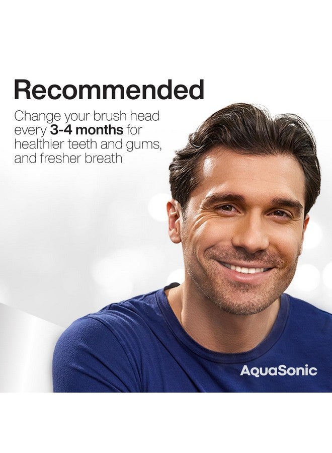 AquaSonic Duo PRO 8-Pack Replacement Brush Heads - Upgraded Proflex Brush Heads for Improved Plaque Removal - Genuine AquaSonic - Image 4