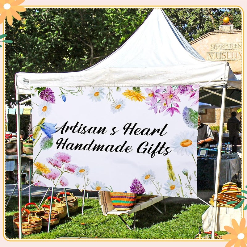 Zonon Large Blank Banners And Signs Polyester Oxford Cloth Sublimation Banner To Decorate With Hanging Rope For Indoor Wall Outdoor Easy Hang Diy Signs For Business Office(White,4 x 3 Feet) - Image 4