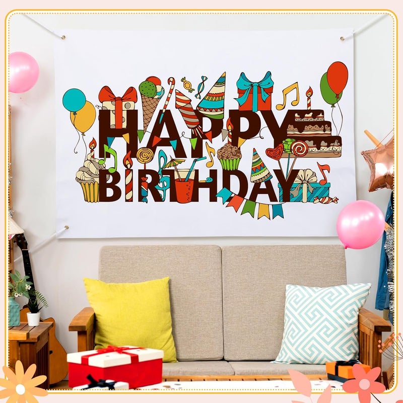 Zonon Large Blank Banners And Signs Polyester Oxford Cloth Sublimation Banner To Decorate With Hanging Rope For Indoor Wall Outdoor Easy Hang Diy Signs For Business Office(White,4 x 3 Feet) - Image 5