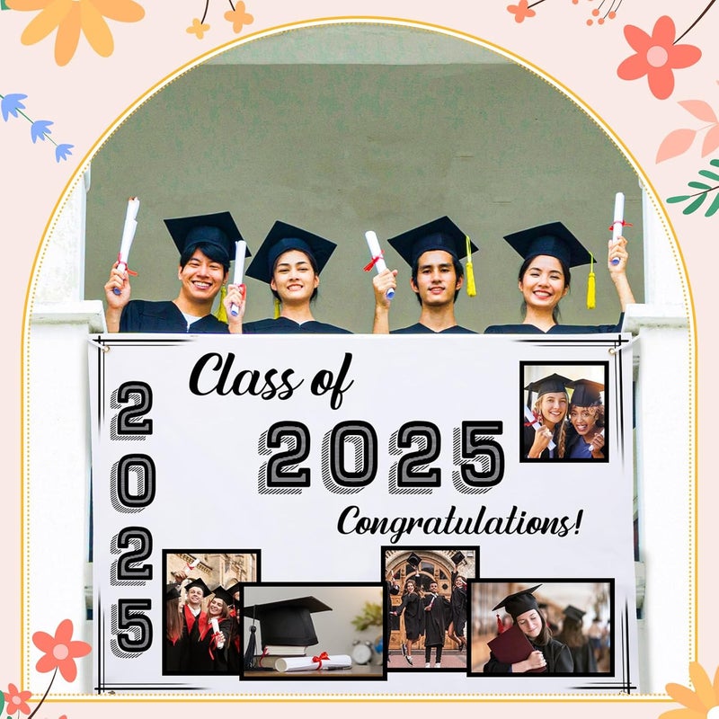 Zonon Large Blank Banners And Signs Polyester Oxford Cloth Sublimation Banner To Decorate With Hanging Rope For Indoor Wall Outdoor Easy Hang Diy Signs For Business Office(White,4 x 3 Feet) - Image 2