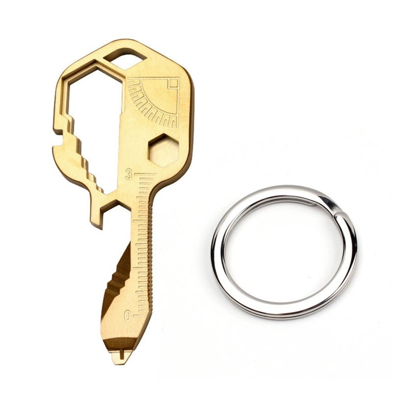24 In 1 Multi Tool Keychain Compact Stainless Steel Pocket Keychain - Corrosion Resistant Mini Screwdriver Set for Home Repair Outdoor Gear - Image 1
