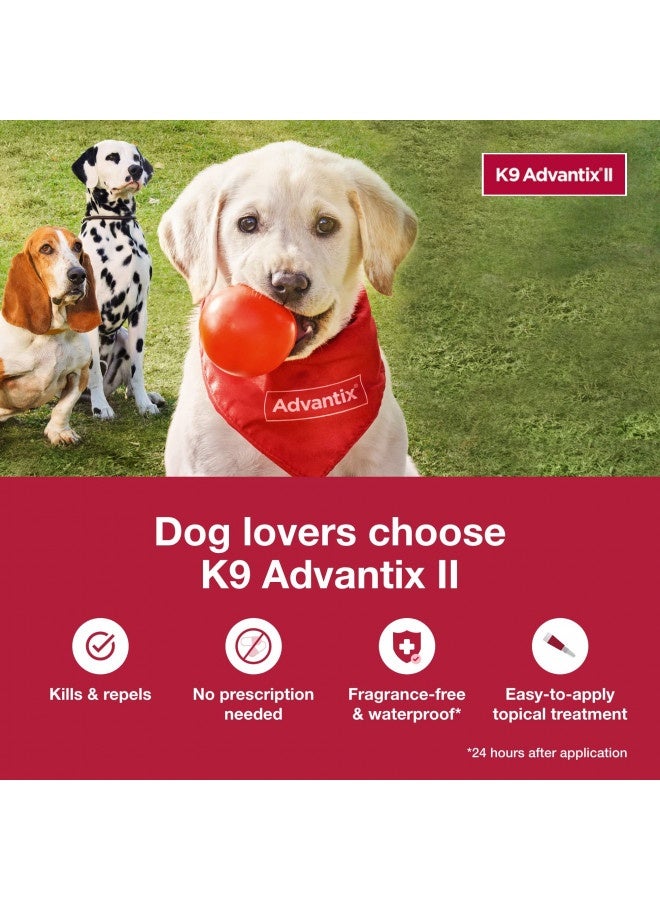 Elanco K9 Advantix Ii Large Dog Vet-Recommended Flea, Tick And Mosquito Treatment And Prevention | Dogs 21-55 Lbs. | 2-Mo Supply  - Image 3