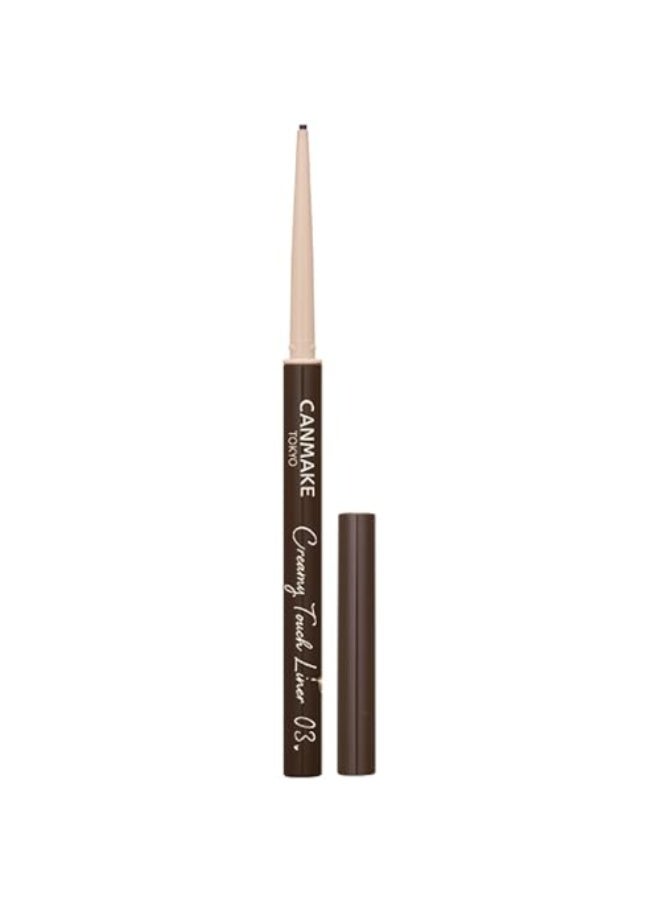 CANMAKE Creamy Touch Liner 03 Dark Brown 0.09g - Image 1