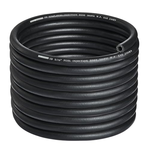 EVIL ENERGY 5/16 Fuel Line Hose 25FT Fuel Injection Hose Transmission Rubber SAE 30R9 300PSI - Image 1