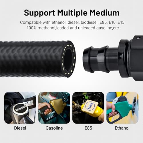 EVIL ENERGY 5/16 Fuel Line Hose 25FT Fuel Injection Hose Transmission Rubber SAE 30R9 300PSI - Image 5